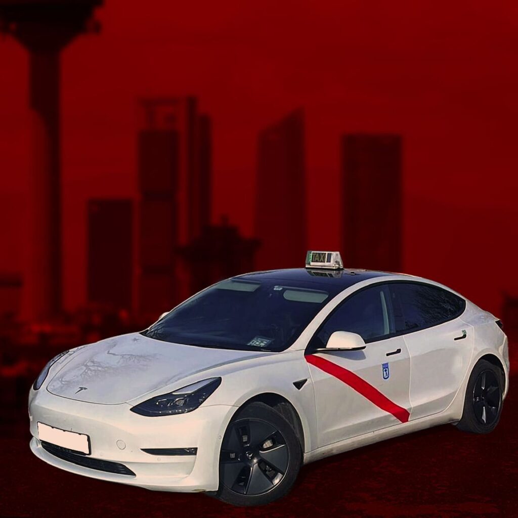 Taxi-Tesla-Madrid